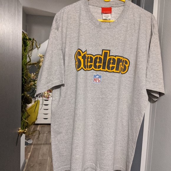 Lot of 2 Steelers Vtg Shirts Superbowl XL Large - Picture 3 of 5